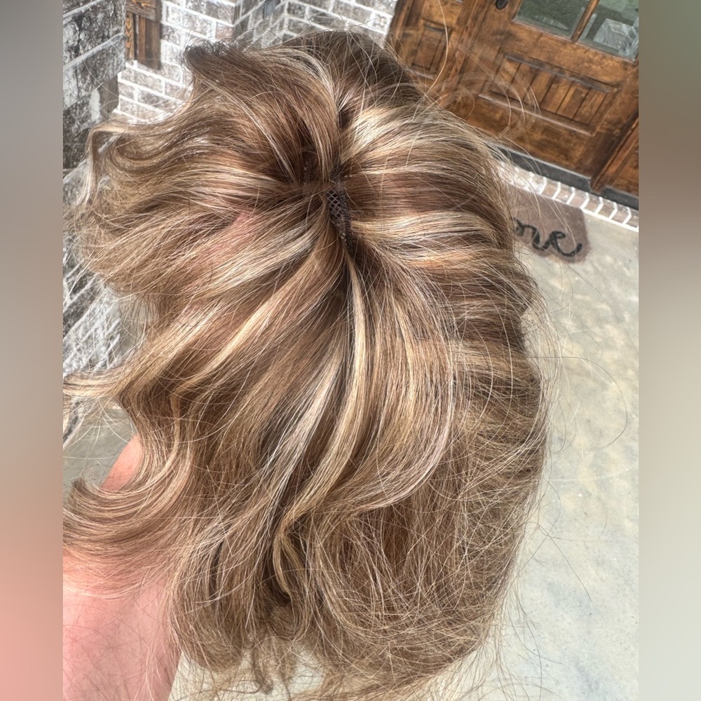 Full Shine brand human hair U part half wig 14-16in - Picture 11 of 16